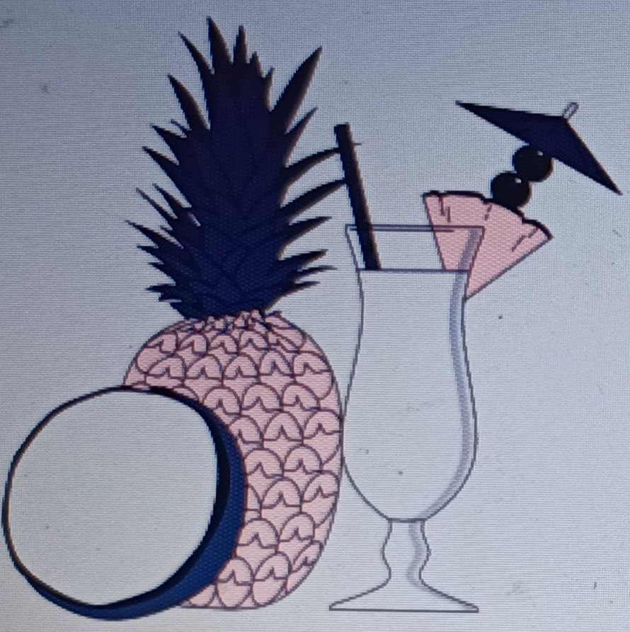 Pineapple and fruit drink